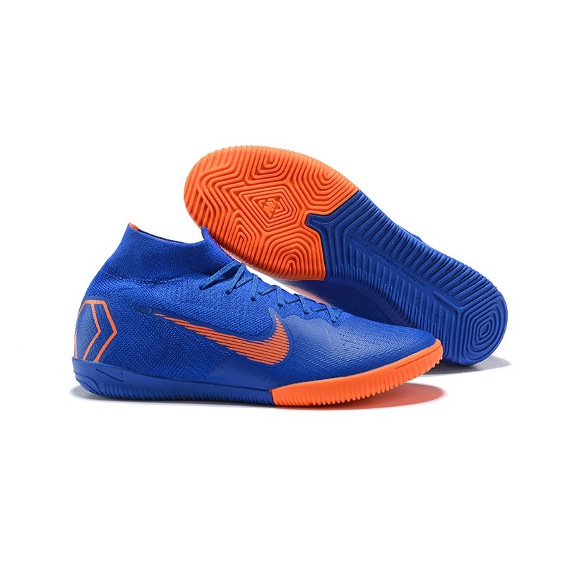 Nike Mercurial SuperflyX Elite IC Men Modrý oranžový